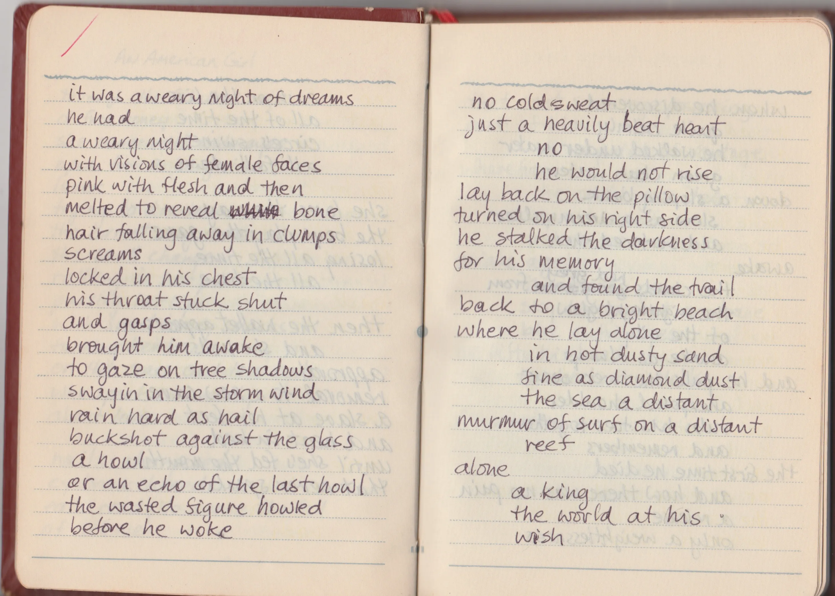 Handwritten verse Handwritten verse