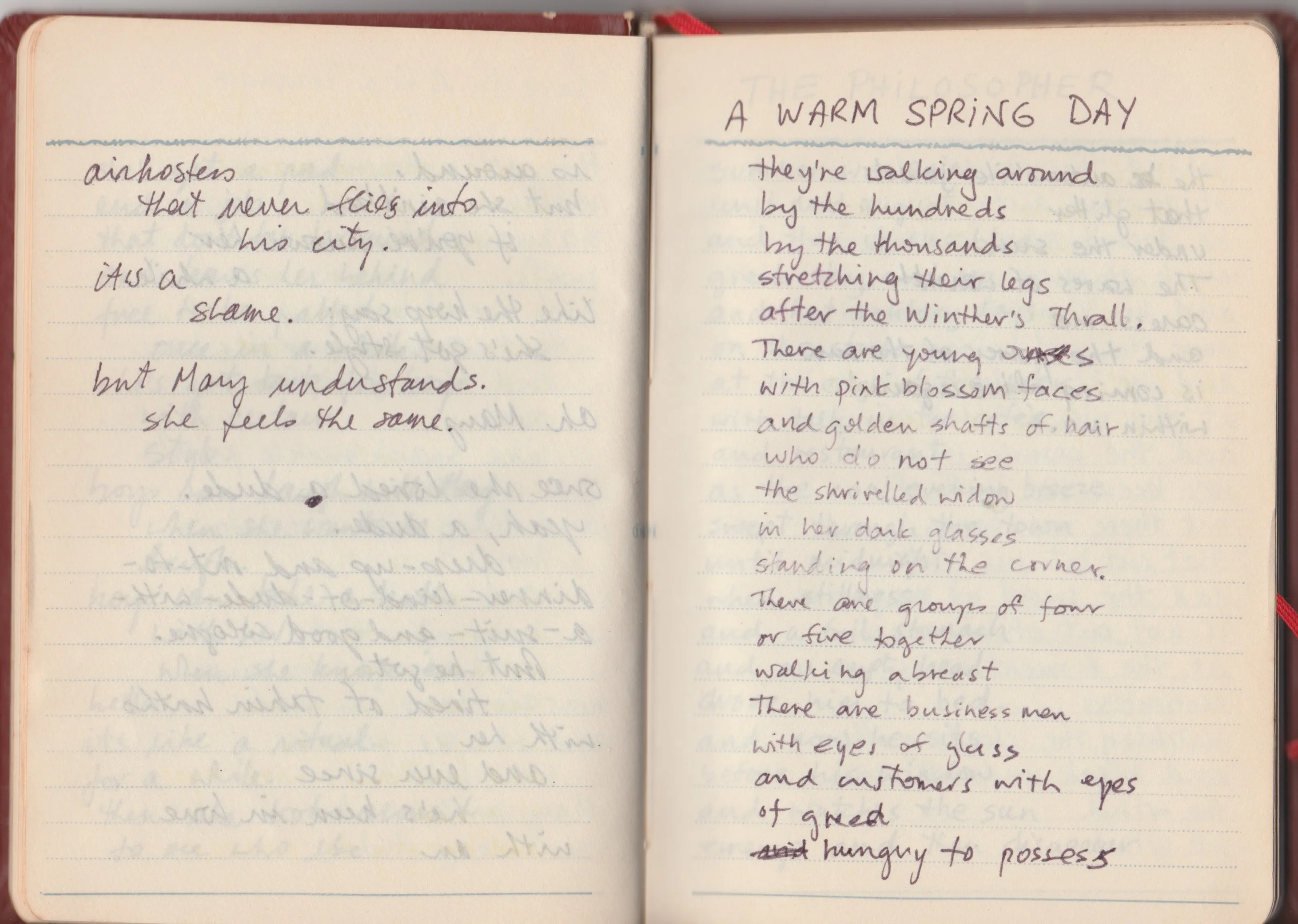 Poem, later works Poem, later works